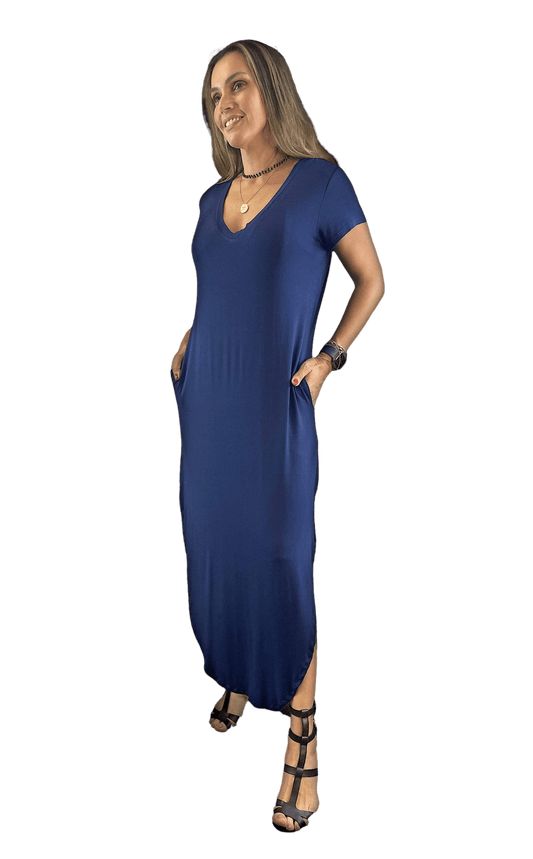 Vestido Confort Azul WOODS